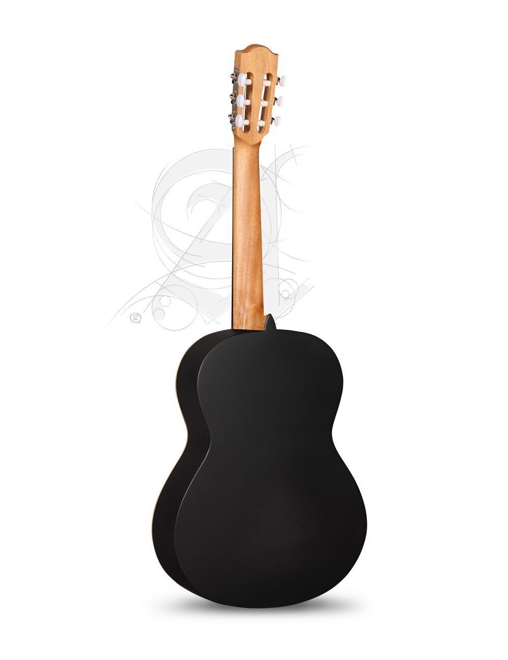 Alhambra 1C Black Satin Classical Guitar 1C Black Satin Classical Studio