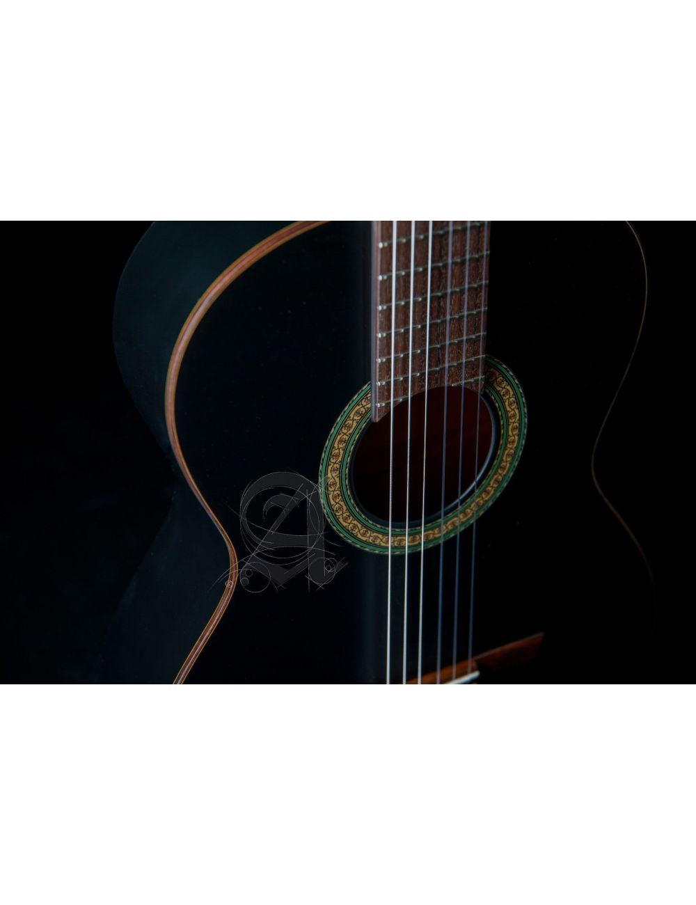 Alhambra 1C Black Satin Classical Guitar 1C Black Satin Classical Studio