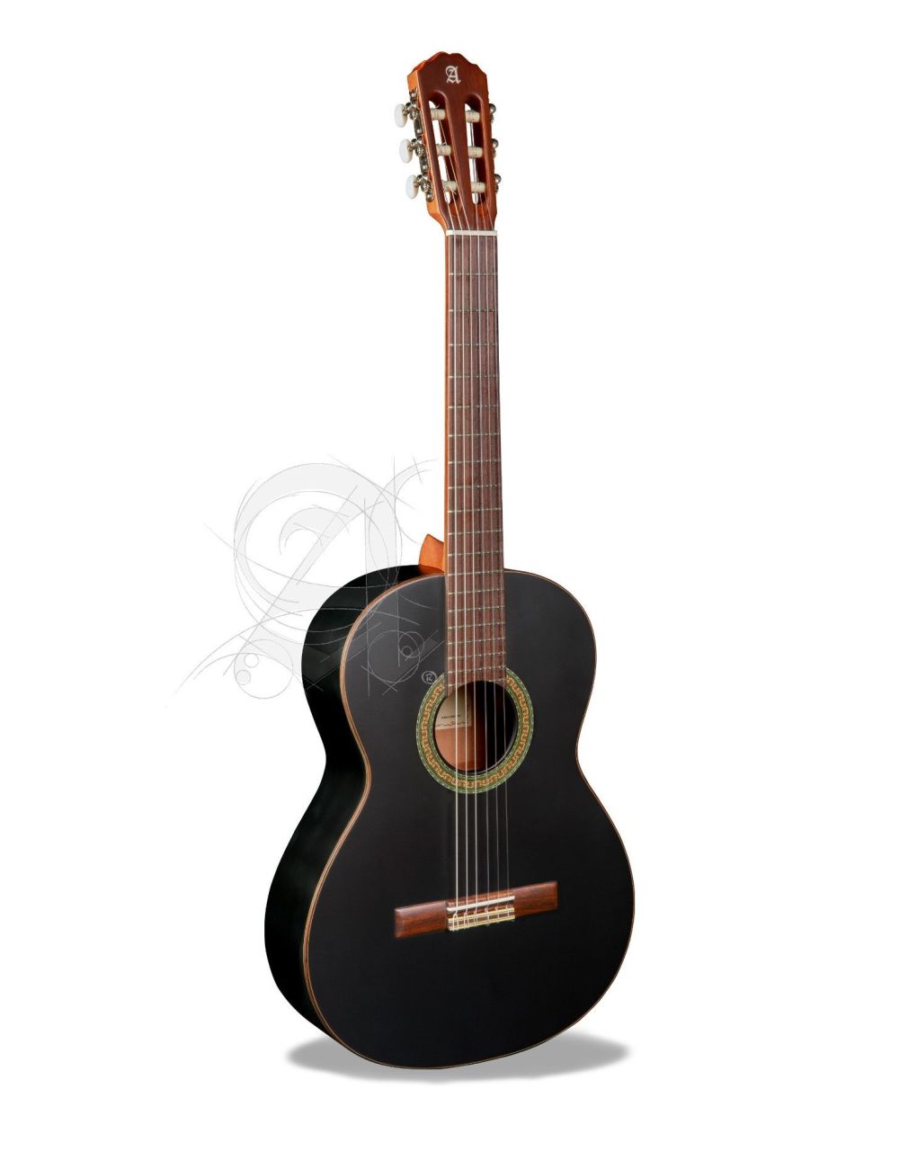 Alhambra 1C Black Satin Classical Guitar 1C Black Satin Classical Studio