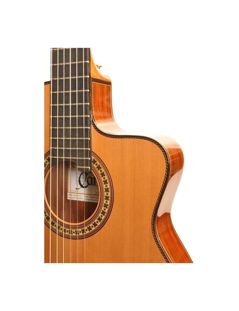 Camps NAC4-C Guitarra clasica electrificada caja estrecha