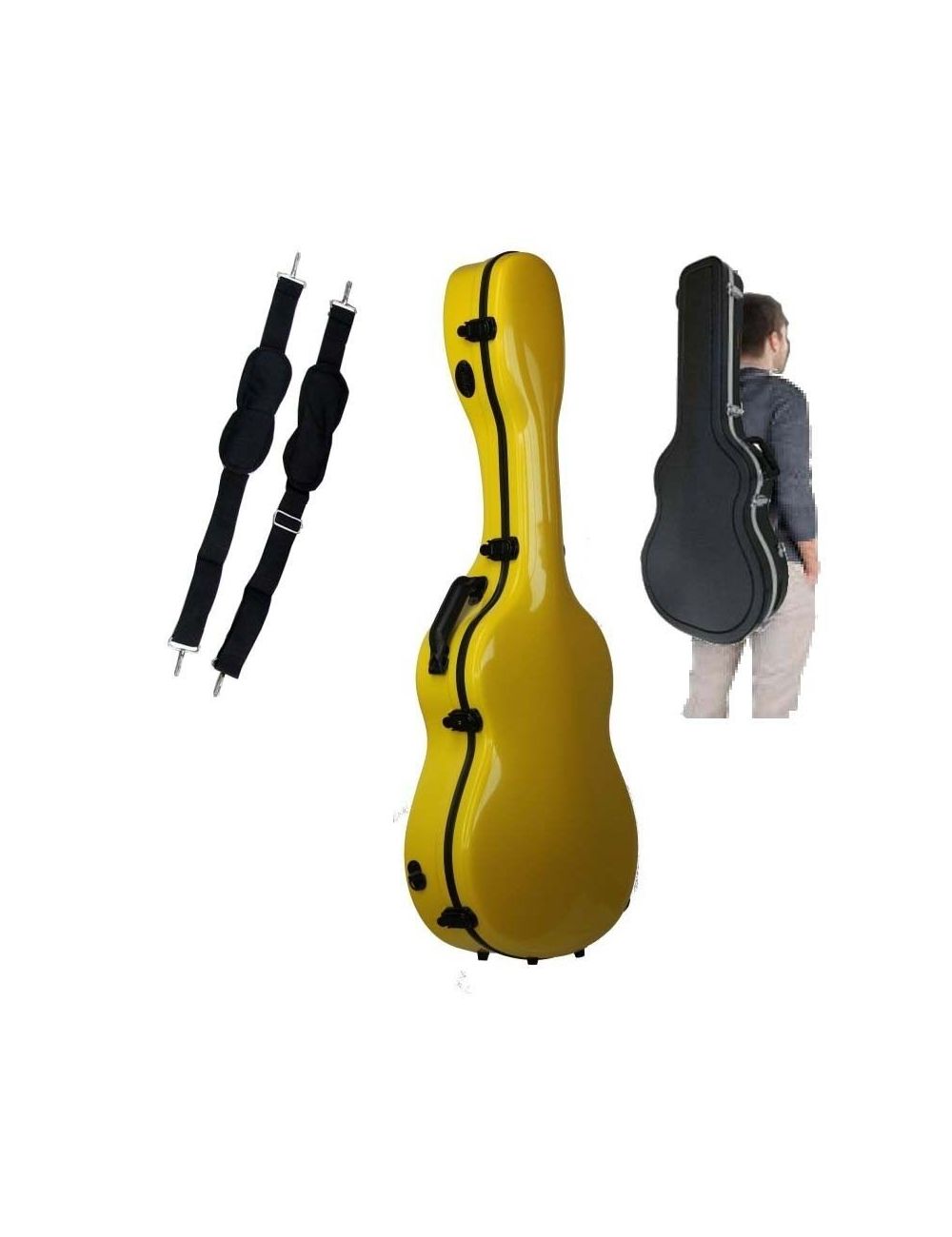 Cibeles C200.008FG-AM Estuche de guitarra clásica con higrómetro