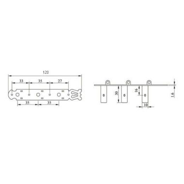 Alhambra Clavijero N1 - Clavijero de guitarra clásica