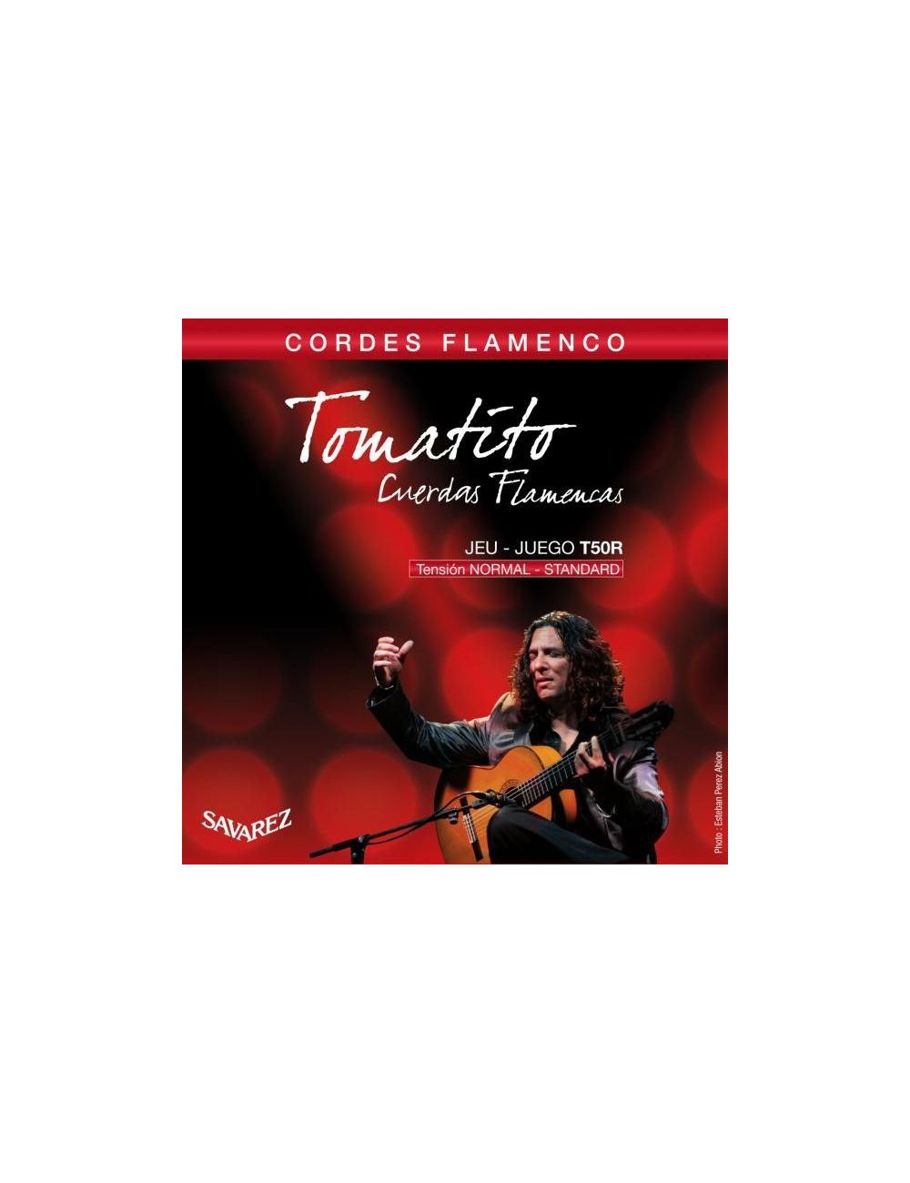 Cuerdas de guitarra flamenca Savarez Tomatito T50R Normal Tension