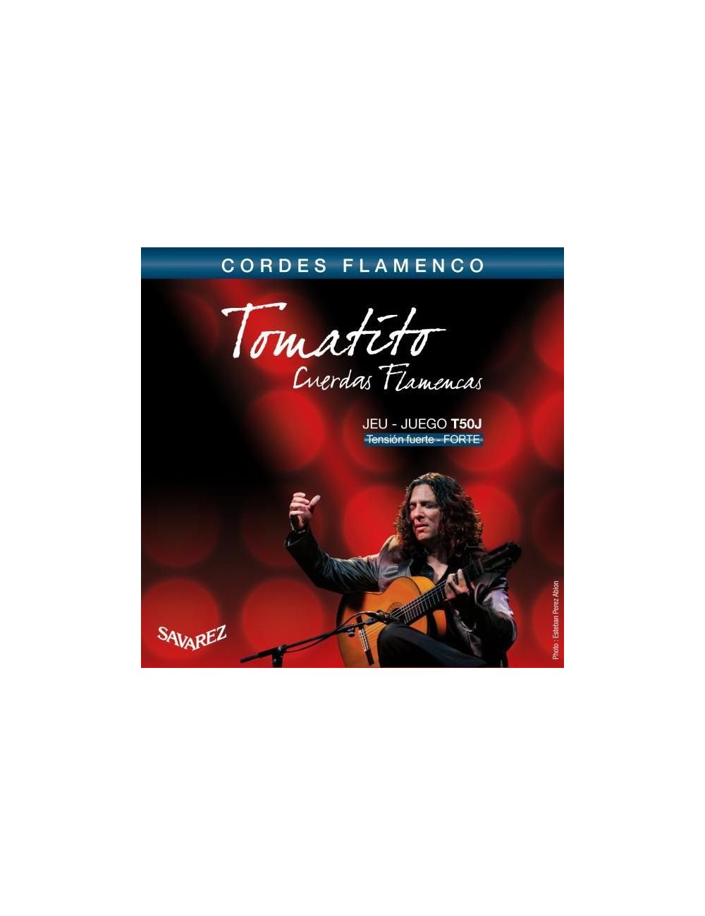 Cordes de guitare flamenca Savarez Tomatito T50J Tension Forte