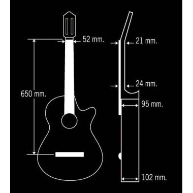 Paco Castillo 224CE electro classical guitar  Cutaway Classical