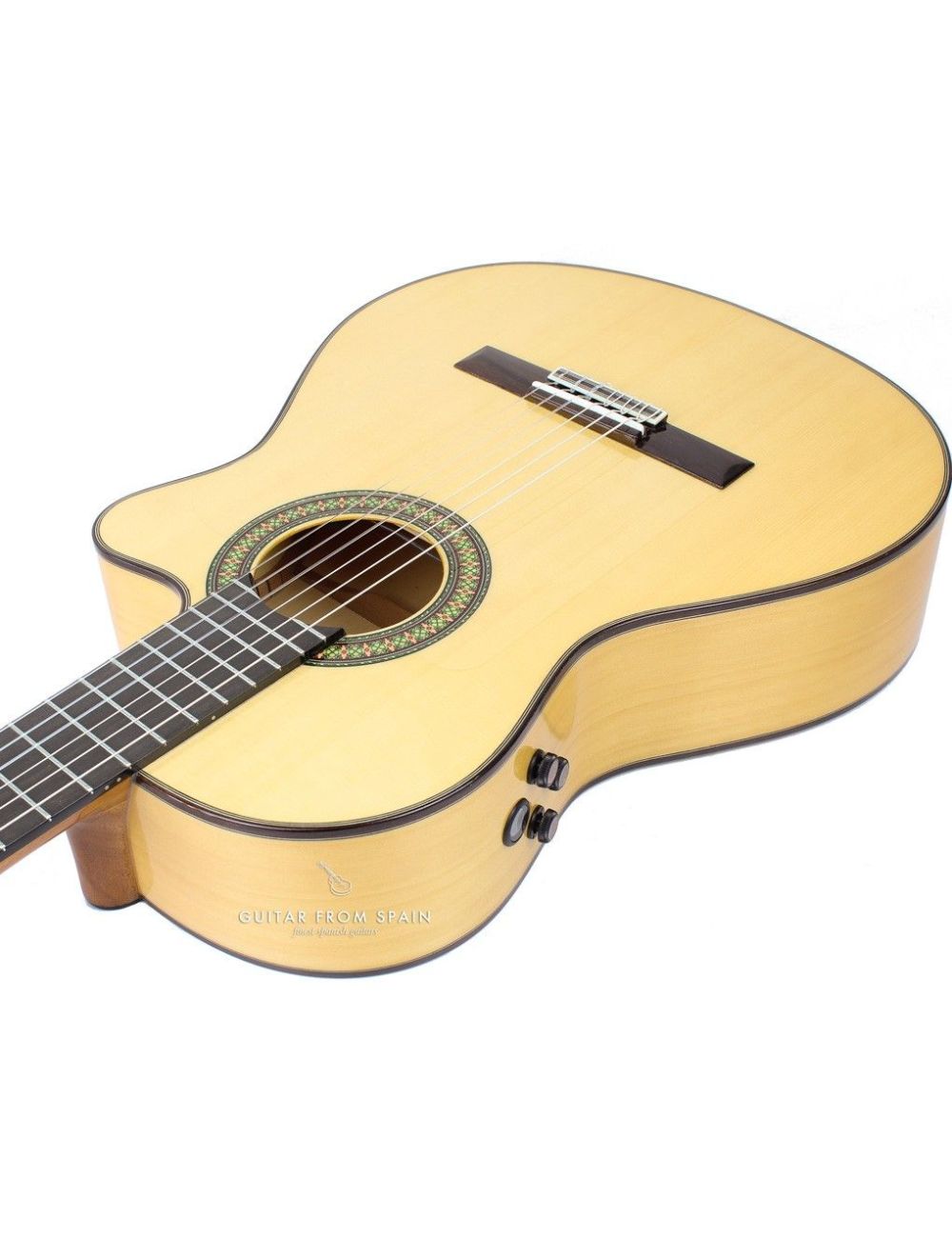 Alhambra 7FCCW E8 Electroacoustic Flamenco Guitar 7FCCWE8 Electro Flamenco