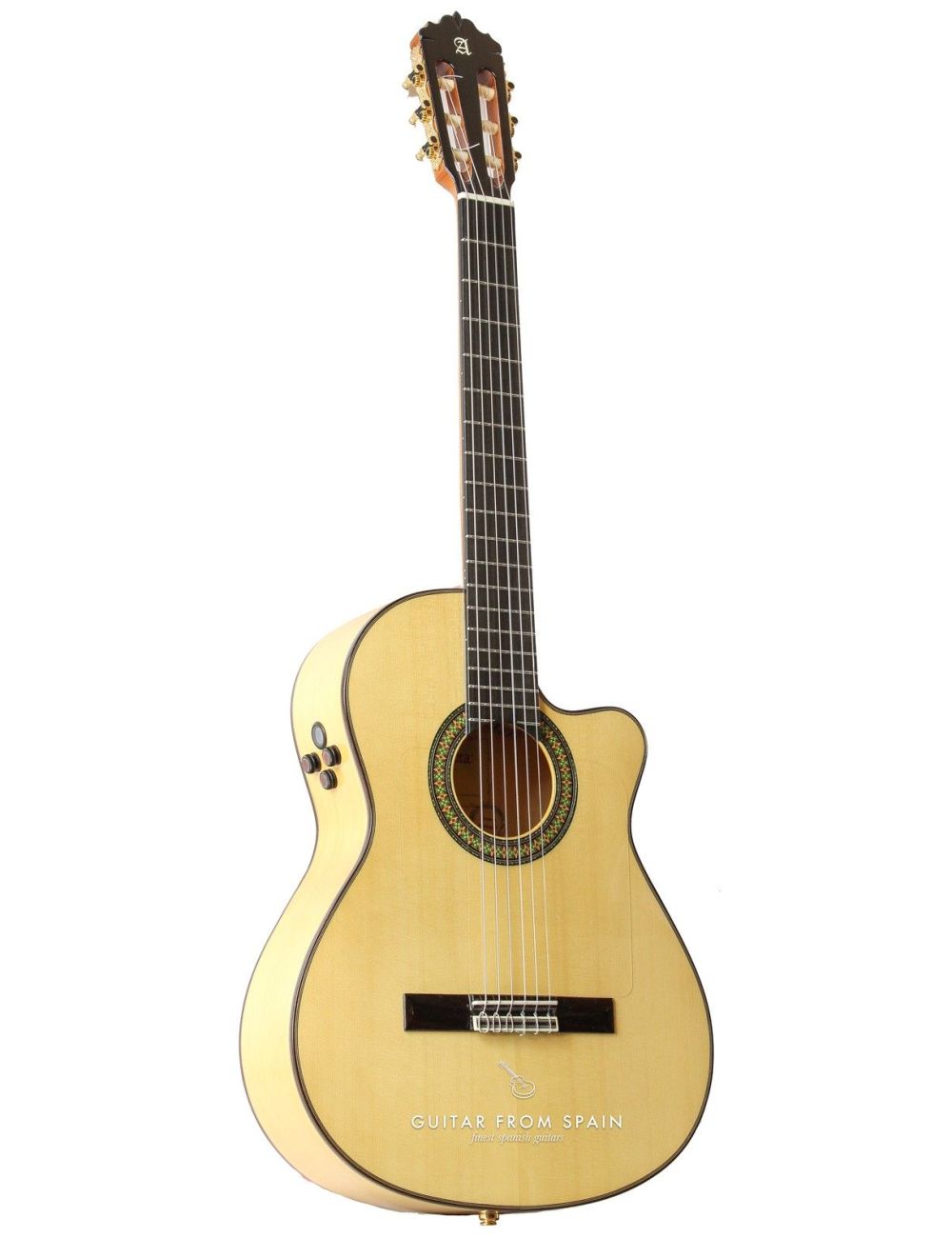 Alhambra 7FCCW E8 Electroacoustic Flamenco Guitar 7FCCWE8 Electro Flamenco