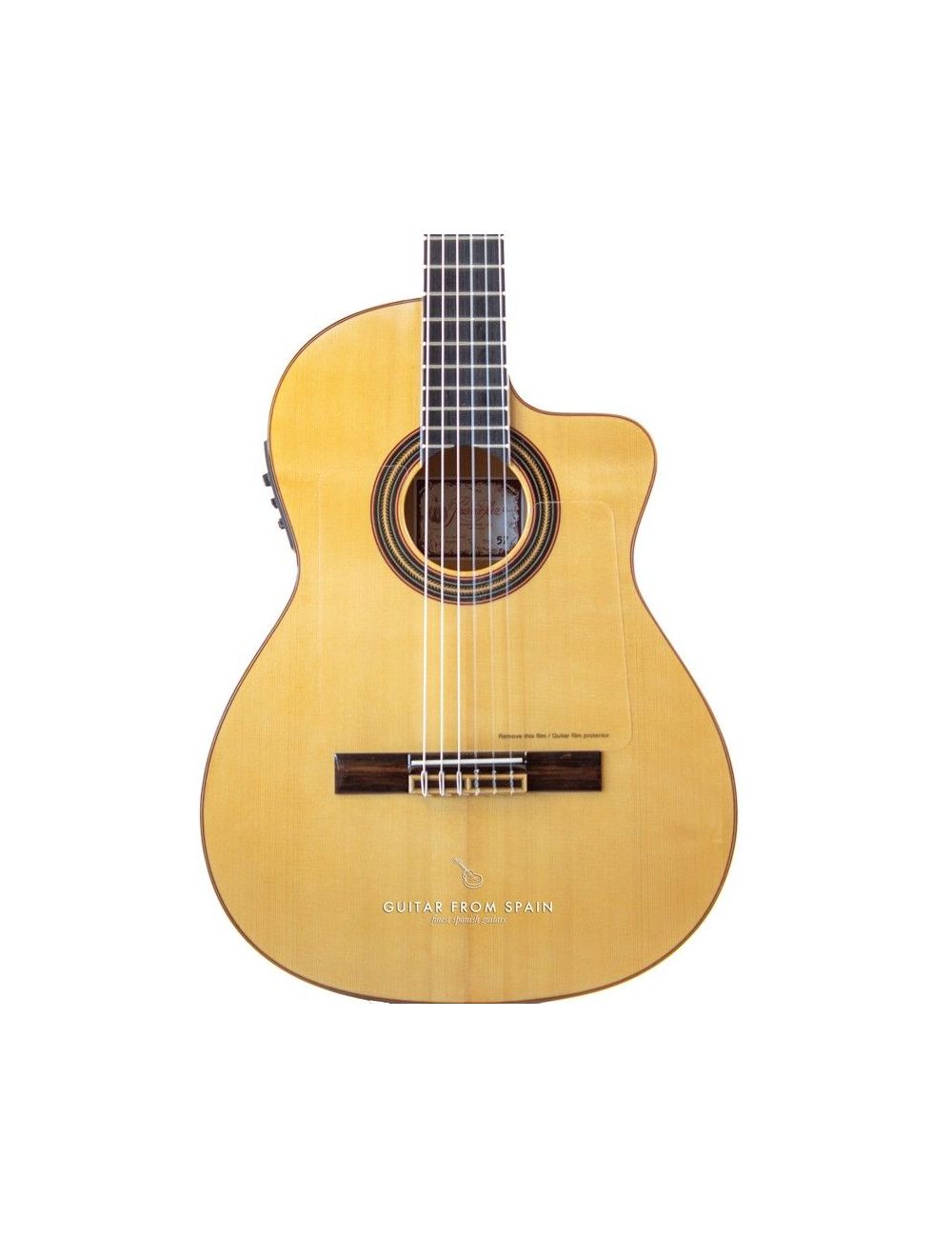 Prudencio Saez 5-CW (57) Electroacoustic Flamenco Guitar 5-CW Electro Flamenco