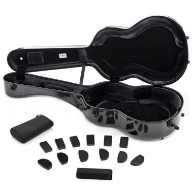 Bam 8002XLC Hightech Black Carbon Classical guitar case 8002XLC Classical and flamenco
