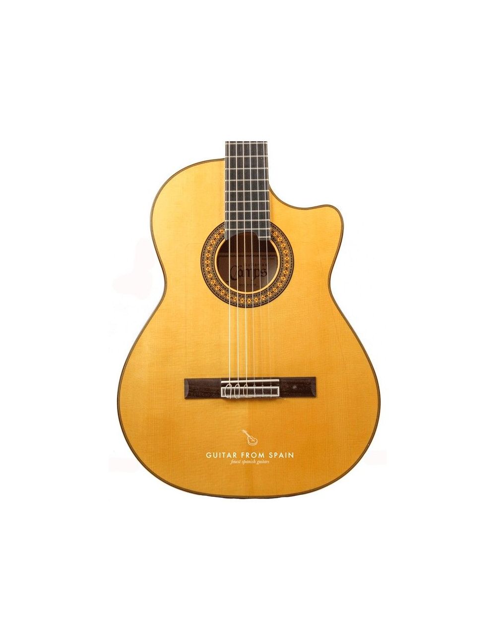 Camps MC11S Cutaway Flamenco guitar MC-11-S Flamenco Blanca