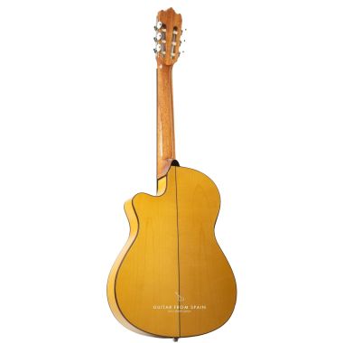 Alhambra 5PCT Conservatory Full-scale Nylon-string Cutaway Thinline Acoustic-electric  Classical Guitar - Natural