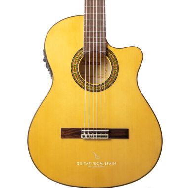 Alhambra 3FCTE1 Elektroakustischen Flamenco Gitarre - Thin Body