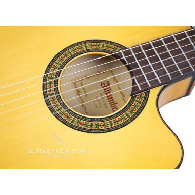 Alhambra 3FCT E1 Cutaway Flamenco guitar - Thin body 3FCTE1 Electro Flamenco