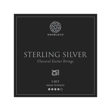 Knobloch Sterling Silver Carbon CX 500SSC High Tension Strings 500 SSC Guitar strings
