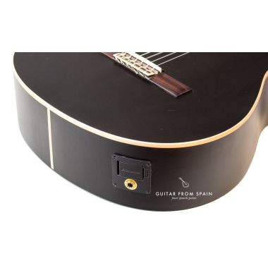 Alhambra Black Satin CW EZ guitarra electro clásica