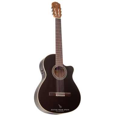 Alhambra Black Satin CW EZ Electro Klassische Gitarre