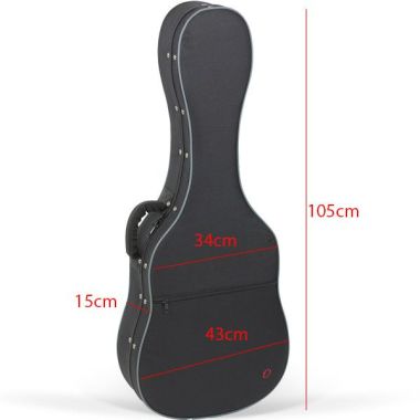 Etui Ortola RB616 pour guitares classiques à corps étroit
