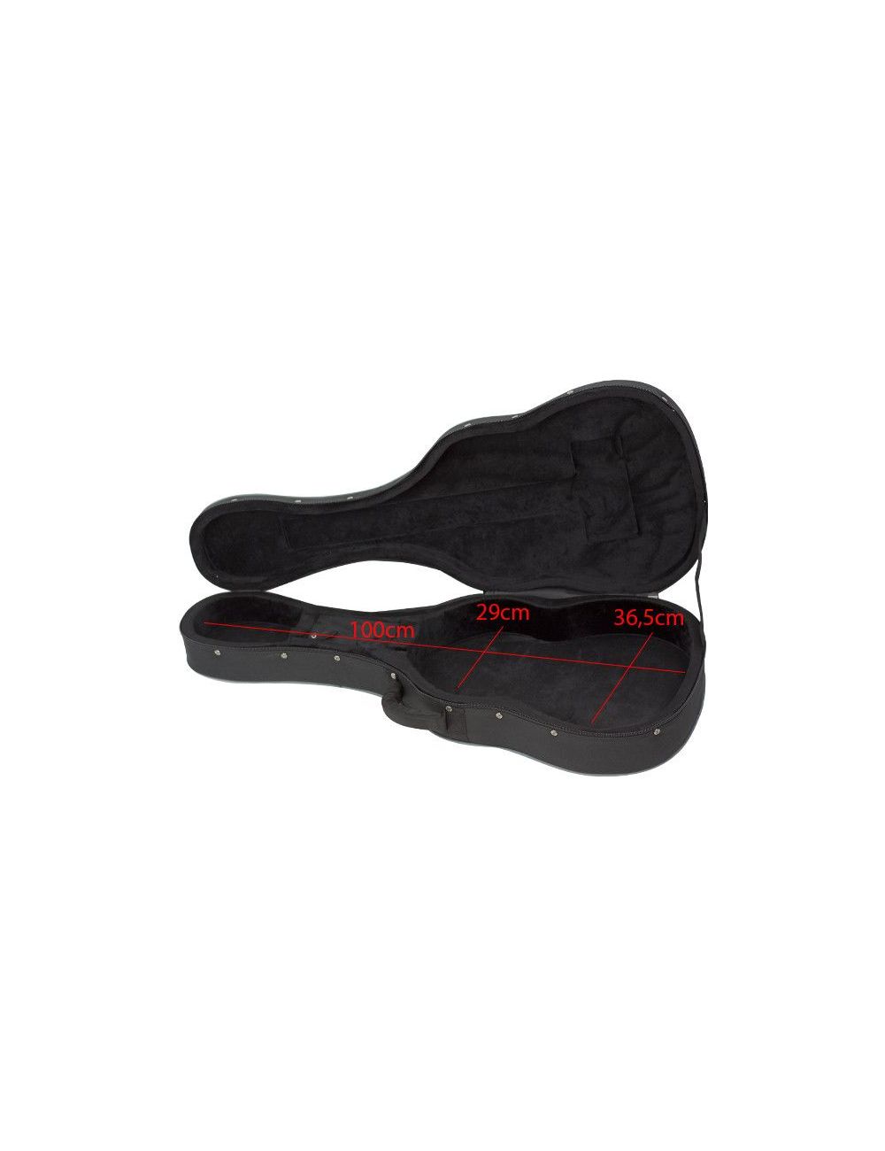 Etui Ortola RB616 pour guitares classiques à corps étroit