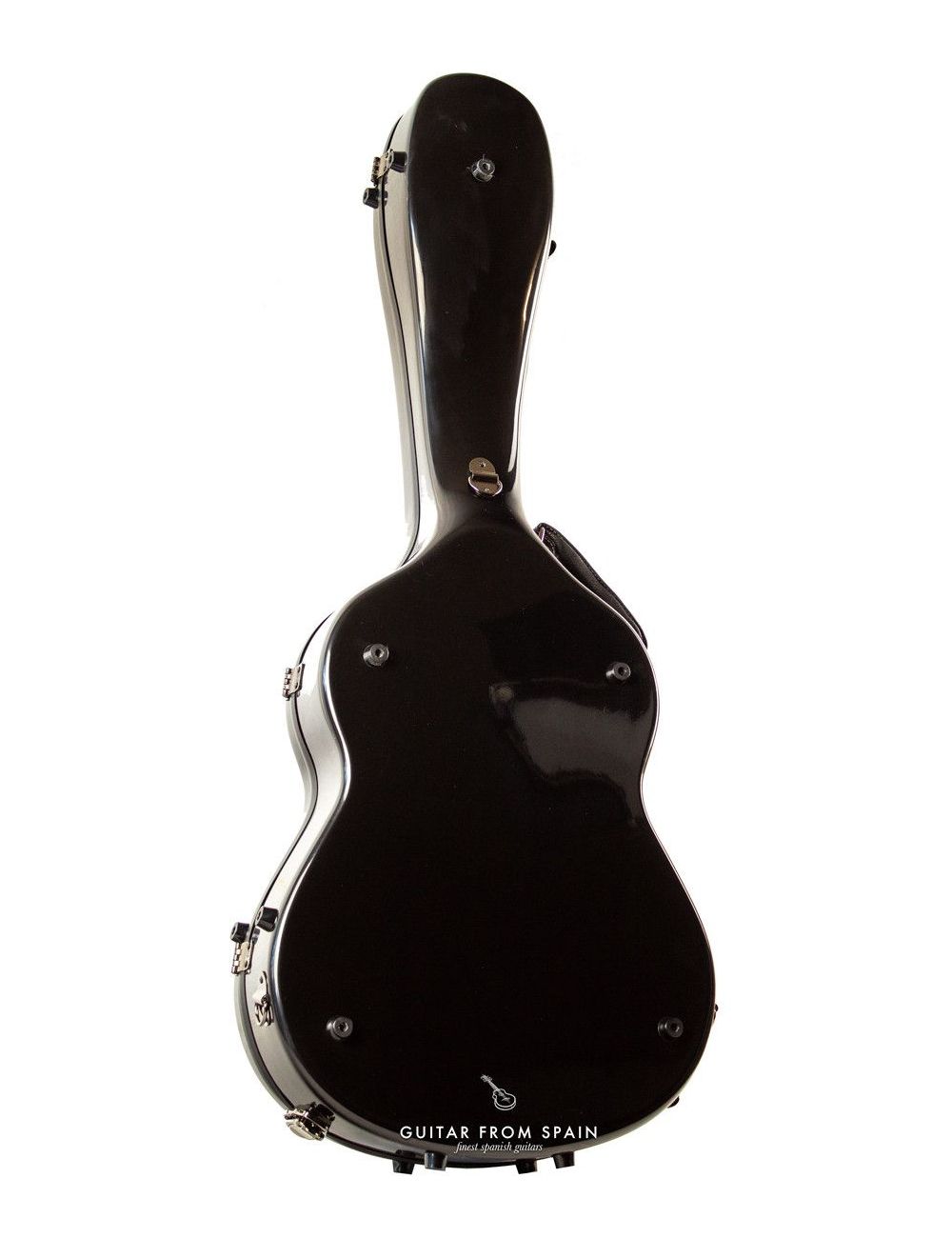 Estuche Fibra Guitarra Clásica Cuero Negro Cibeles - La Guitarrería de  Madrid