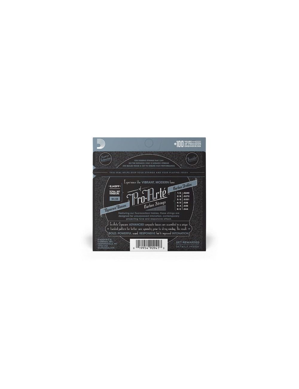 D'Addario EJ 45 FF Cordes de guitare classique Tension Normale
