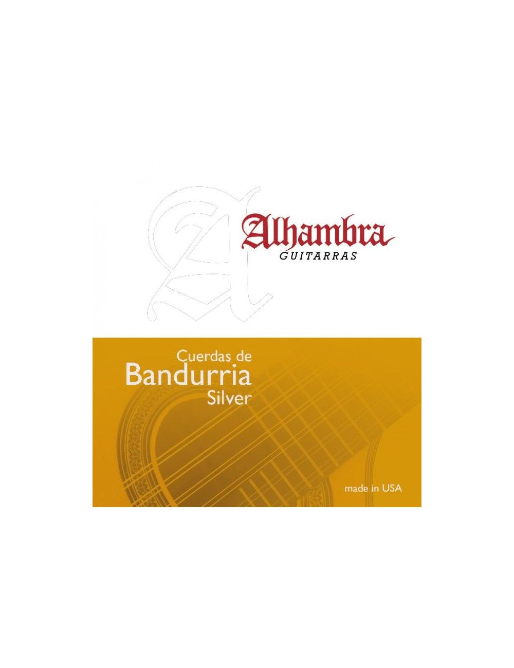 Cordes de mandoline espagnole Alhambra Silver