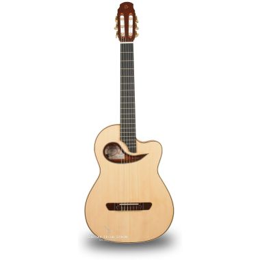 Abraham Luthier Isora guitare classique à pan coupé