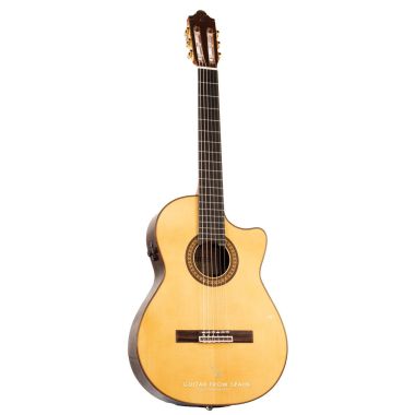 Camps FL11C NEGRA Electro-Flamenco Gitarre